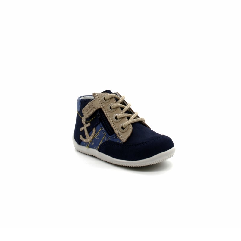 Chaussures Montantes Bebe Garcon Kickers Bigou Pitshoes