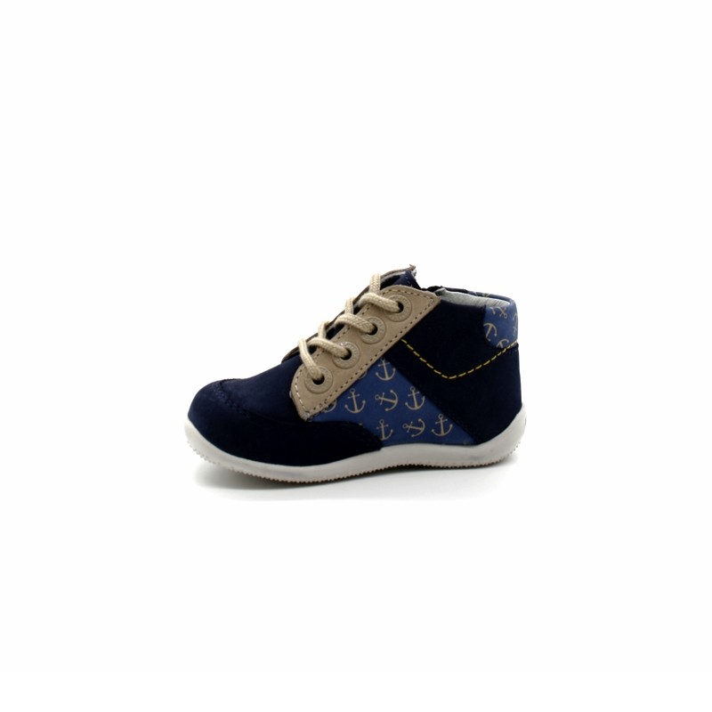 Chaussures Montantes Bebe Garcon Kickers Bigou Pitshoes