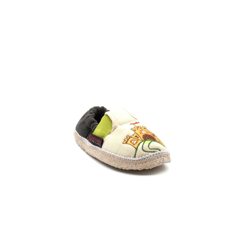 Chaussons Coton Souple Enfant Giesswein Arbach - PitShoes