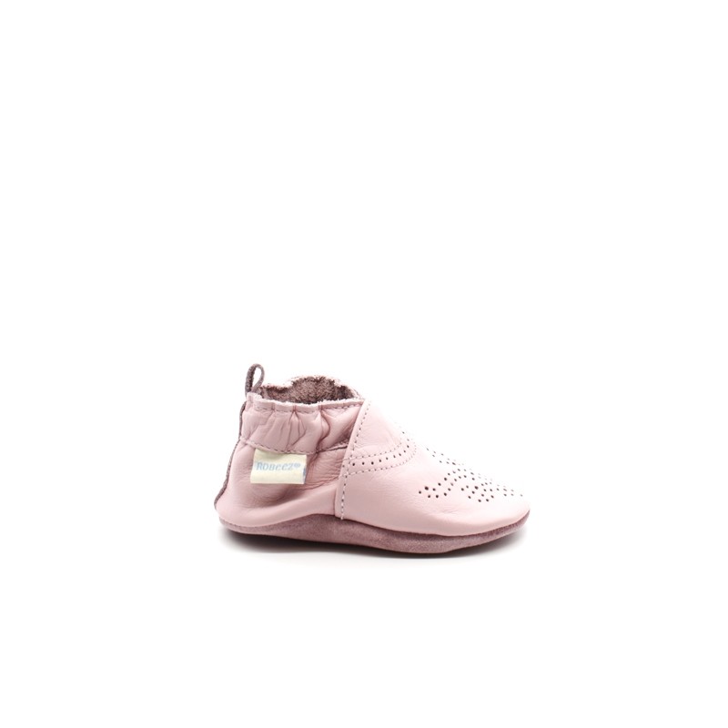 Chaussures bébé Fille en cuir souple