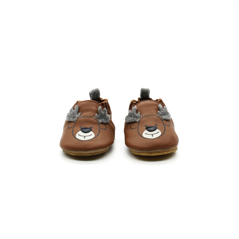 Chaussons cuir souple bébé Mini Love 874682-10 ROBEEZ© - or